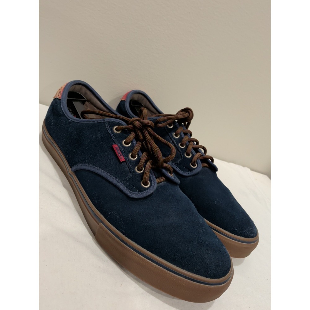 Vans Chima Ferguson Pro Skate Shoes Mens 13 Blue Gum Suede Sneakers